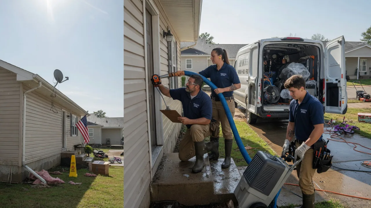 Ceiling Water Damage Restoration in Mansfield, TN near me
